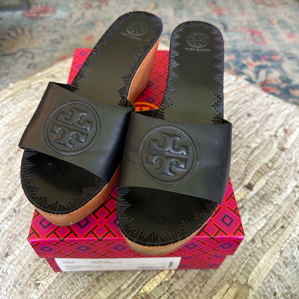 Tory Burch Patty 80mm Wedge Slides